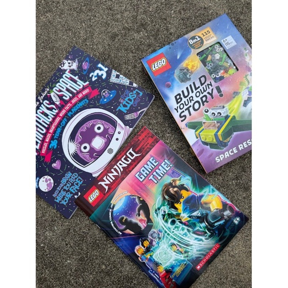 Space LEGO Ninjago Activity Book Set Bundle Multicolor Creative Play